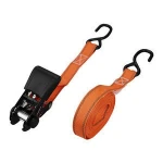 25mm strap comfortable plastic handle lashing belt GS certified ratchet tie down with S hook