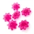 Import 29 MM Wholesale DIY Decoration Jewelry Making Clear Crystal Acrylic Flower Plastic Beads from China