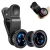 Import 3-in-1 Wide Angle Macro Fisheye Lens Camera Kits Mobile Phone Lenses with Clip for iPhone from China