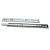 Import 3 Section buffering track desk drawer rails steel material table rail telescopic drawer slide from China
