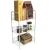 Import 3-Tier metal kitchen vegetable storage with wheel rack from China