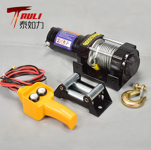 3000lbs Mini 12V Electric Winch With Factory Price Electric Capstan