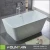 Import 304 S.S. Frame Support Bath Tubs with Brass Drain Modern Project Freestanding Bathtub from China