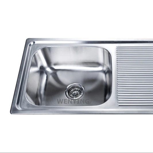 304 stainless steel 18 gauge single bowl modern kitchen sink