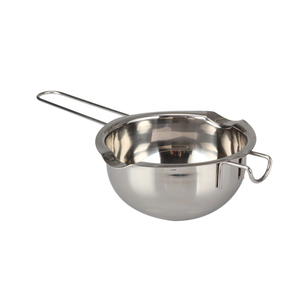 304 Stainless Steel Double Boiler Pot Melting Pot With Long Handle For Butter Chocolate Candy Butter Cheese Candle Making Kit