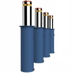 304 Stainless Steel Hydraulic Lifting Bollard Vehicle Access Control Bollard Traffic Automatic Rising Barrier