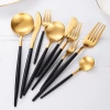 304 wholesale customized Logo luxury reusable flatware stainless steel cutlery set