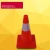 Import 30cmpvc road cone 70cm rubber PVC plastic reflective cone bucket ice cream cone barrier from China