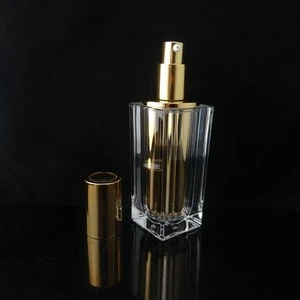 30ml 50ml new cosmetic acrylic lotion pump bottle with cap
