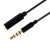 Import 3.5mm Male To Female 4 Pole Extension Cord Audio Aux Cable For Headphones Microphone from China
