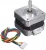 Import 3D Printer or Robot Stepper Motor 17HS15-0404S L 33 Mm NEMA 17 with 1.8deg 0.4A 40 N.Cm and bipolar 4 leads from China