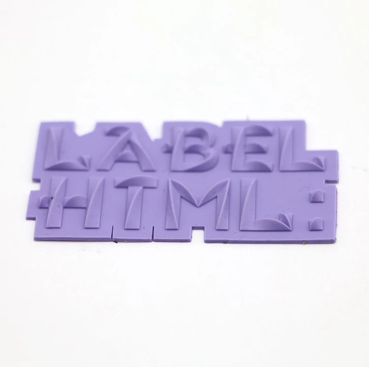 3D PVC/silicone label made embossed logo pu PVC rubber patch for clothing