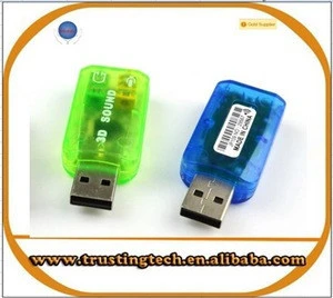 3D USB Sound Card USB External USB Sound Card Audio Adapter Mic Speaker Audio Interface For Laptop PC MicroData