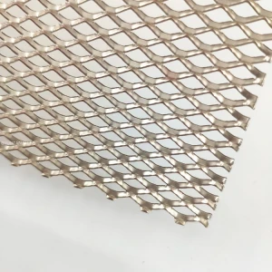 3m copper color decorative aluminum expanded metal mesh cladding