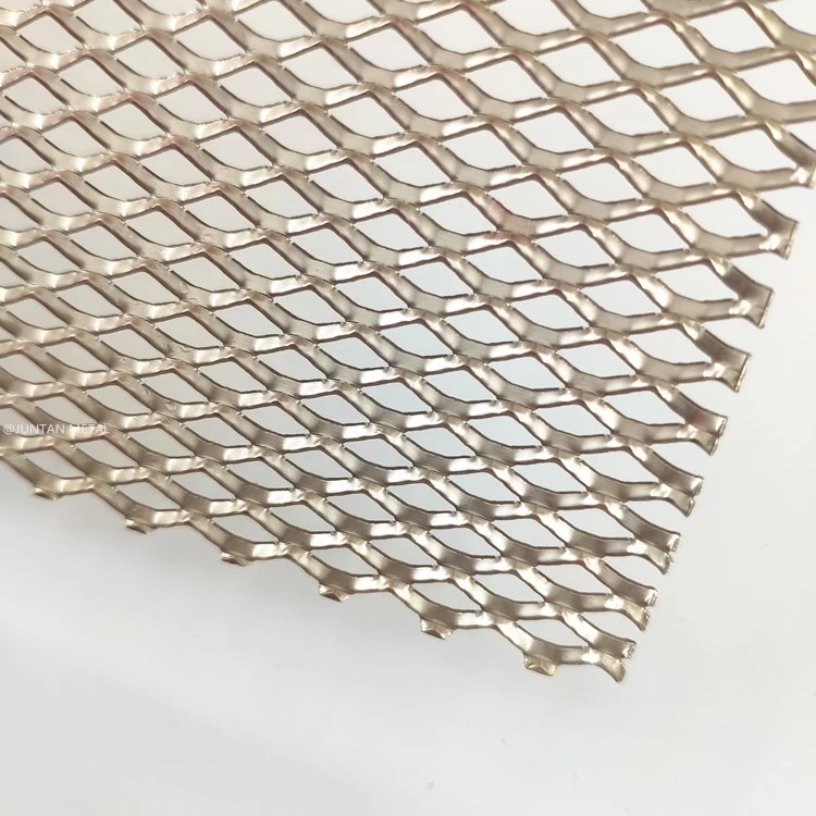 3m copper color decorative aluminum expanded metal mesh cladding