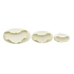 3pcs Environment-friendly Materials Heart Cookie Plunger Cutter Baking Tools