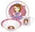 Import 3pcs porcelain children dinner set  high quality kid&#39;s dinnerware from China