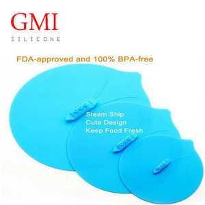 3pcs Steam Ship Silicone Steamer Lid Food Covers Steaming Pot Lids and Bowl Covers Set Keep Food Fresh