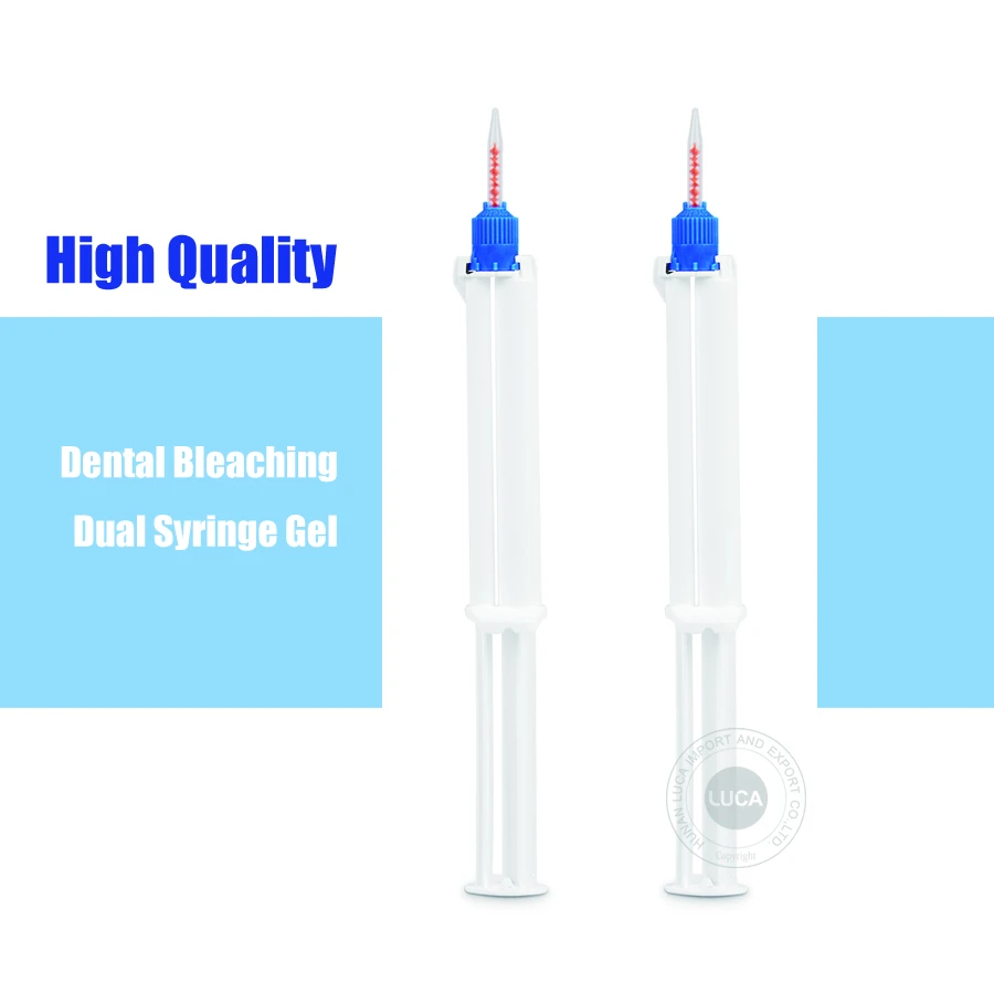 44%CP 35% HP Teeth Whitening Gel Dual Barrel Syringe Gel Dental Bleaching Gel