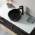 48inch Home center black  hotel bathroom sink and cabinet combo