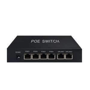 48V NETWORK POE 4ch switch 100M