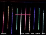5050 rgb 12V led meteor shower rain tube light led christmas tree decoration outdoor 3d led flash tube smd3528 led meteor light