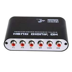 5.1 Digital Audio Decoder Board Amplifier with Two-port SPDIF + Remote