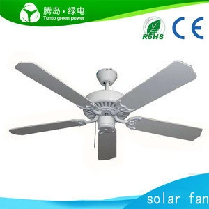 56  Inch  12V  DC  Solar  Power  Ceiling  Fans  Are  Available  Outdoor   And   In    Bedroom