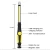 Import 5W COB handheld inspection lamp,rechargeable portable slim work light with Magnet Base from China