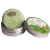 60ml 60g 68x25mm custom round bath salt aluminum jar or soap aluminum tin can box with screw lid