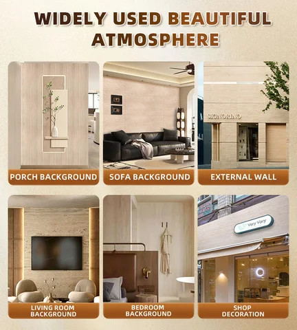 Fireproof Mcm Cladding Buy 60x30cm Modern Cladding Mcm Tile Romanite Stone Effect Panel Faux ...