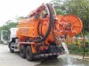 7 cubic meters Sewage suction tanker truck for underground pipeline