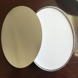 7 Food Container  Board Lids Aluminum Foil Laminated Paper Lids/Covers 500/CS
