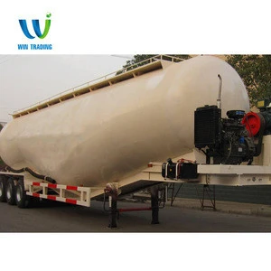 70CBM Bulk Cement Truck Trailer/Grain Transportation Steel Silo Tank Tanker Semi-Trailer
