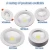 Import 7W 10W 15W 30W Glass Aluminium Round Natural White Down Light COB Led Ceiling Panel Light Downlights from China