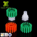 8.6mm plastic standing up spout with pufor sachet/pouch/bag for baby food jelly fruit juice mousse