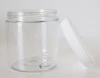 8oz Slime Storage Clear empty wide-mouth plastic containers jars with white lids & labels for DIY slime making 6 pack