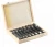 Import 8pcs  HSS 1/2 reduced shank black color twist drill bits for wood metal drilling  with wooded box from China