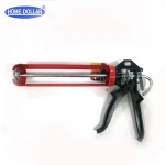 9" Aluminum Professional Skeleton Manual Caulking Gun
