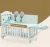 Import A cradle-type crib that can be spliced into a large bed  Removable solid wood crib  White new childrens bed from China