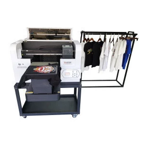 A3 Size 2 xp600 printheads custom cloth textile bag printer t shirt printing machine