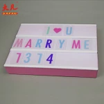 A4 Size LED Advertising Lighting Box Battery USB Powered Cinema Light box