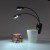 Import AAA battery rechargeable led flexible clip on desk book lamp from China