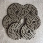 Abrasive Tool 100mm Marble Granite Wet 4inch Buff Polishing Pads For Buff