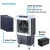 Import AC DC water honeycomb evaporative air swamp cooler with solar panel and battery from China