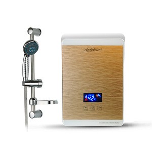 AC220V 5.5kw touch screen instant tankless electric water heater for bathroom
