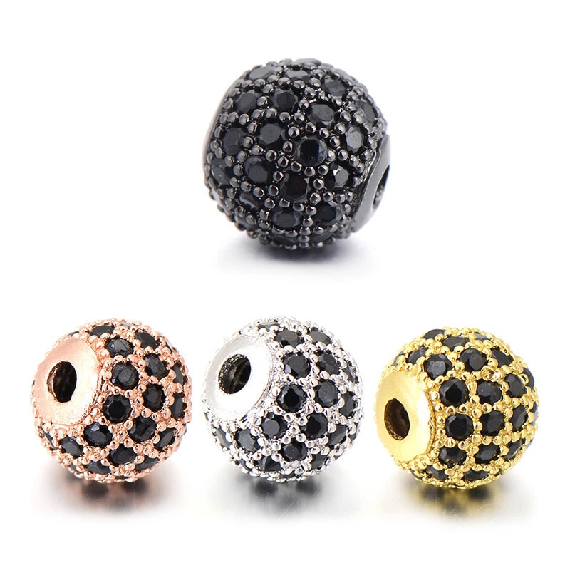Accessories for bracelet making large hole gold fashion charm bead spacers jewelry making beads wholesale bead suppliers