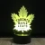 Import Acrylic Toronto Maple Leaf 3D Night Light 7 Colors Change USB Lamp Touch Sensor Nightlight from China