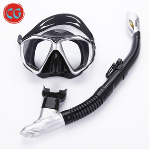 Adult underwater diving equipment colorful anti-fog Snorkel diving mask