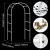 Import Aerwo Metal Wedding Arch Flower Photo Door Backdrop Round Garden Plant Arch for Rustic Wedding Party Favors Decoration from China